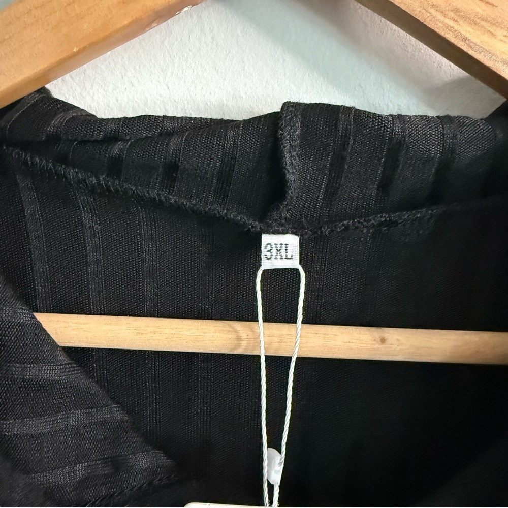 Men’s Black and Gray Hooded Sweater - Picture 7 of 8